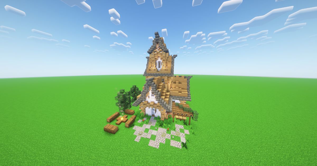 Minecraft Campsite House preview 2