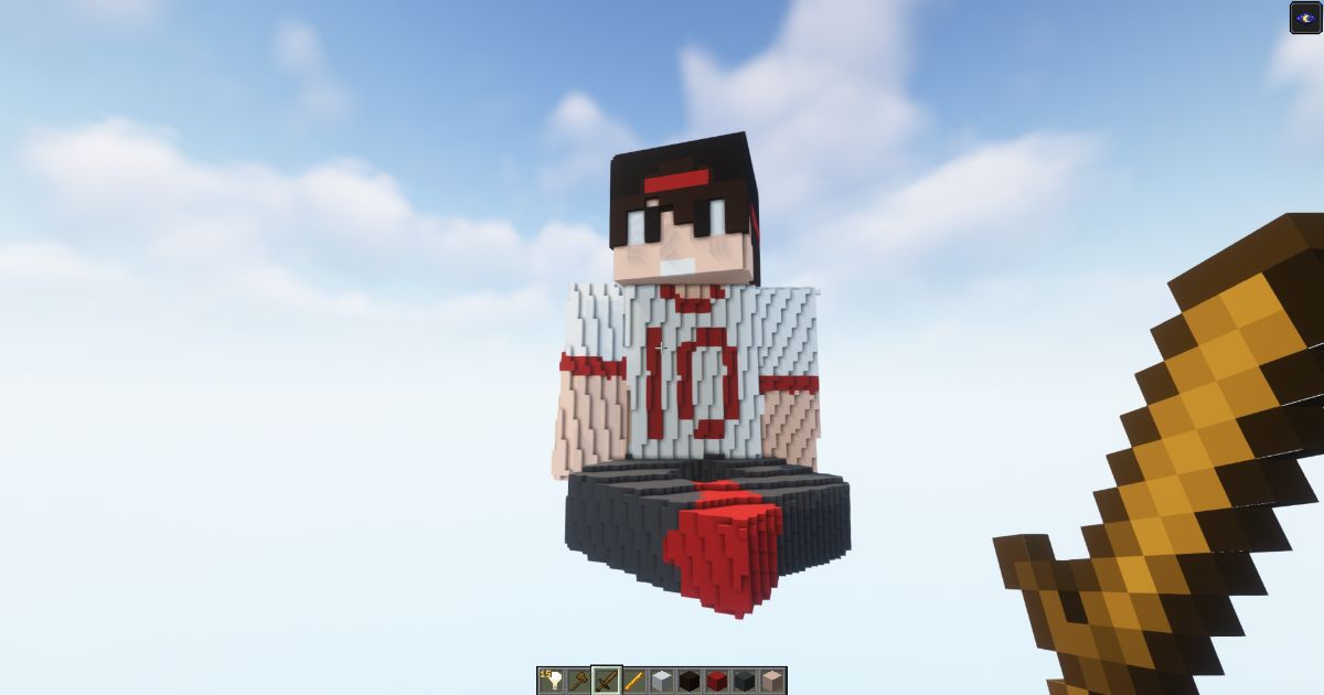 FREE Minecraft 3D MrBlock2k20 Statue! preview 1