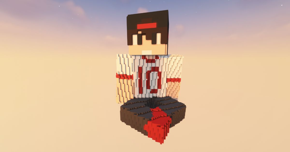 FREE Minecraft 3D MrBlock2k20 Statue! preview 2