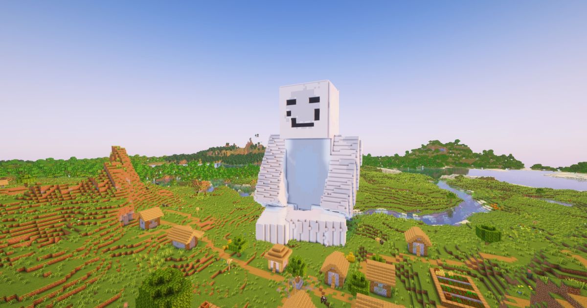 FREE Minecraft 3D Moskayyy Statue! preview 1