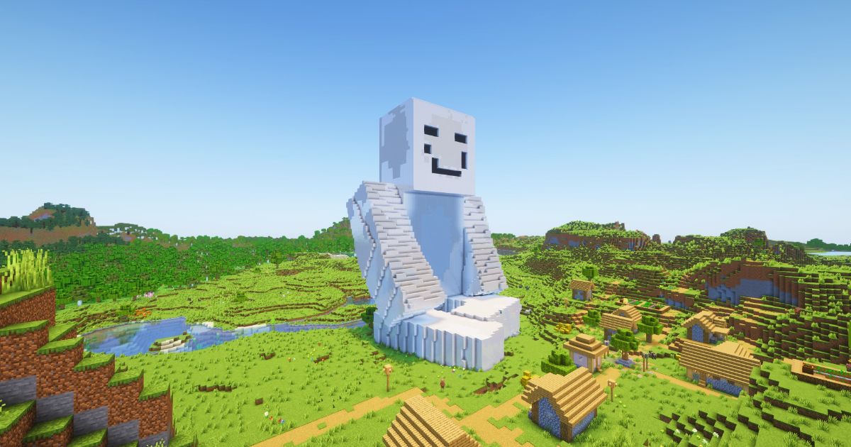 FREE Minecraft 3D Moskayyy Statue! preview 2