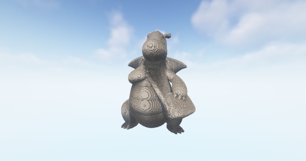 FREE Minecraft pokémon Dragonite Download preview 2