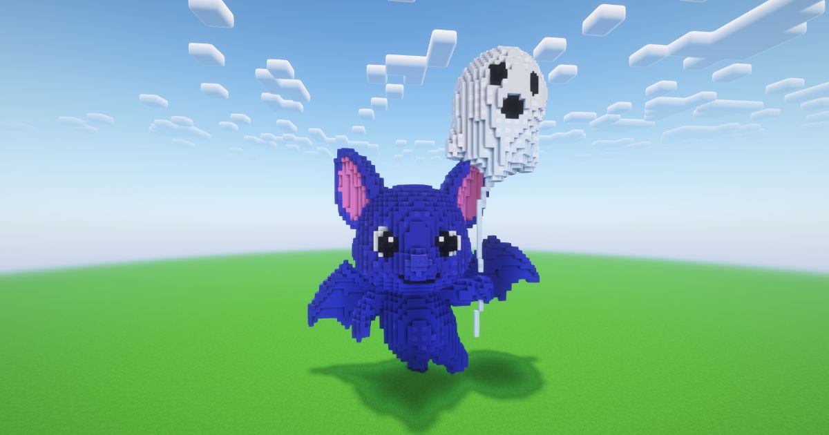 Minecraft Halloween Cute Bat 2