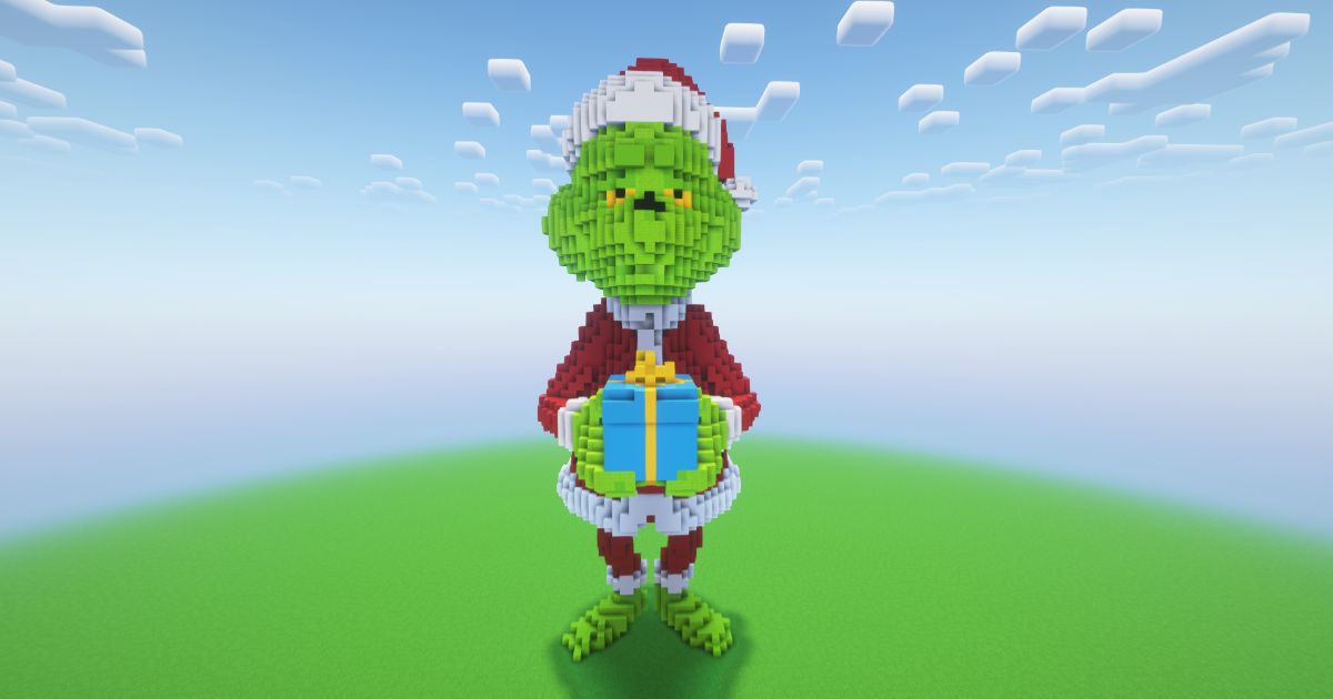 Minecraft Christmas Grinch 2