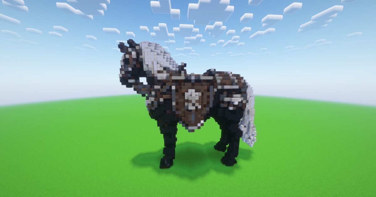 Minecraft Small Viking Horse