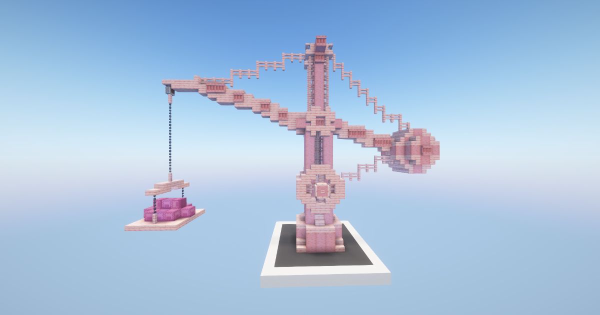 Minecraft Cherry Crane