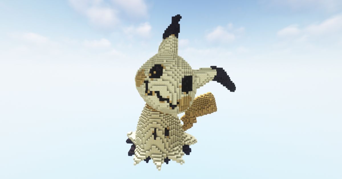 Minecraft Pokémon Mimikyu Statue!
