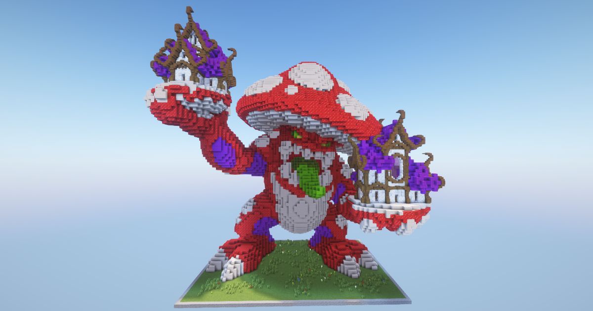 Minecraft Fantasy House Mushroom Monster