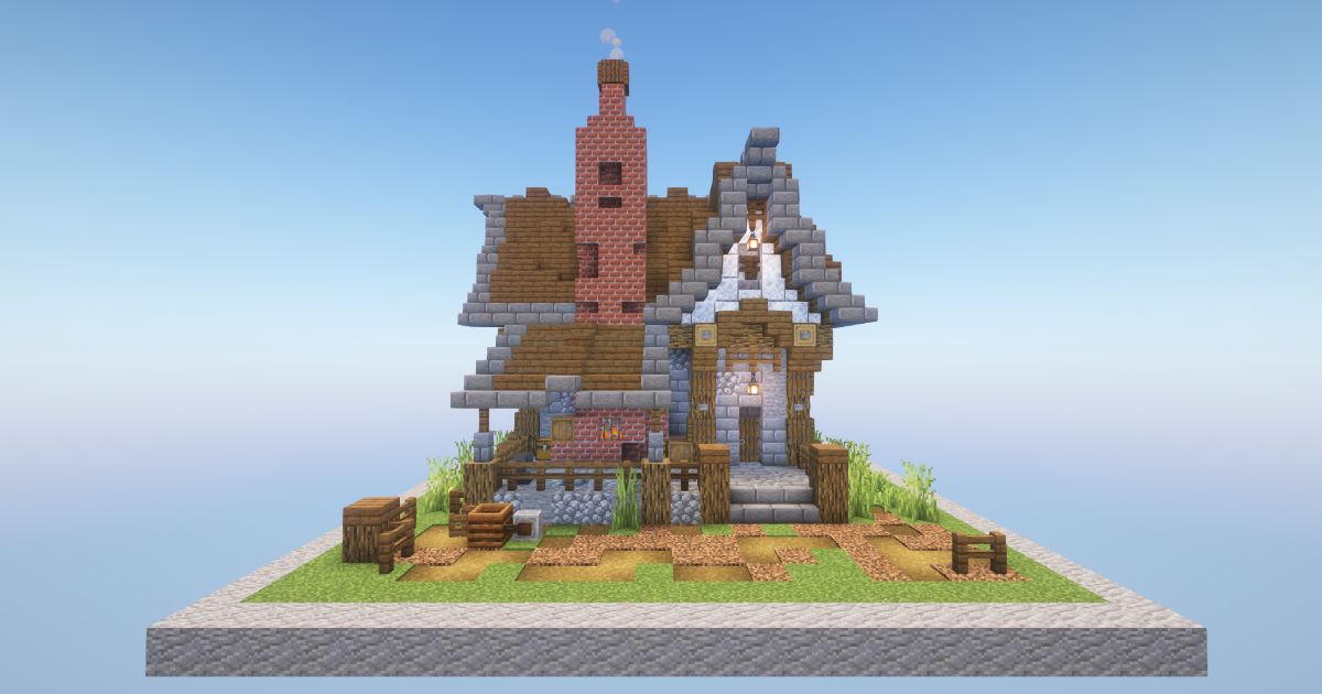 Minecraft Village Blacksmith House