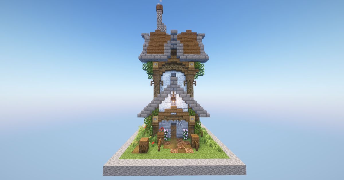 Minecraft Medieval Alchemy Station